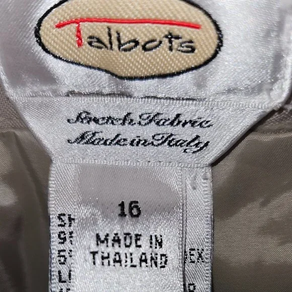 Women's Talbots Dress Pants - Tan - Size 16 - Picture 3 of 3